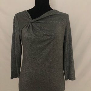 Women’s Sz Small Silver Top